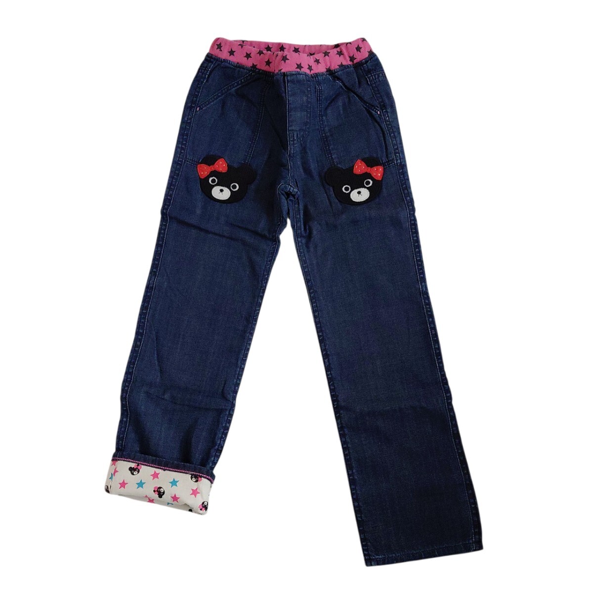 ☆半額以下☆タグ付き☆ダブルBガールズのジーンズ(130cm)拍卖