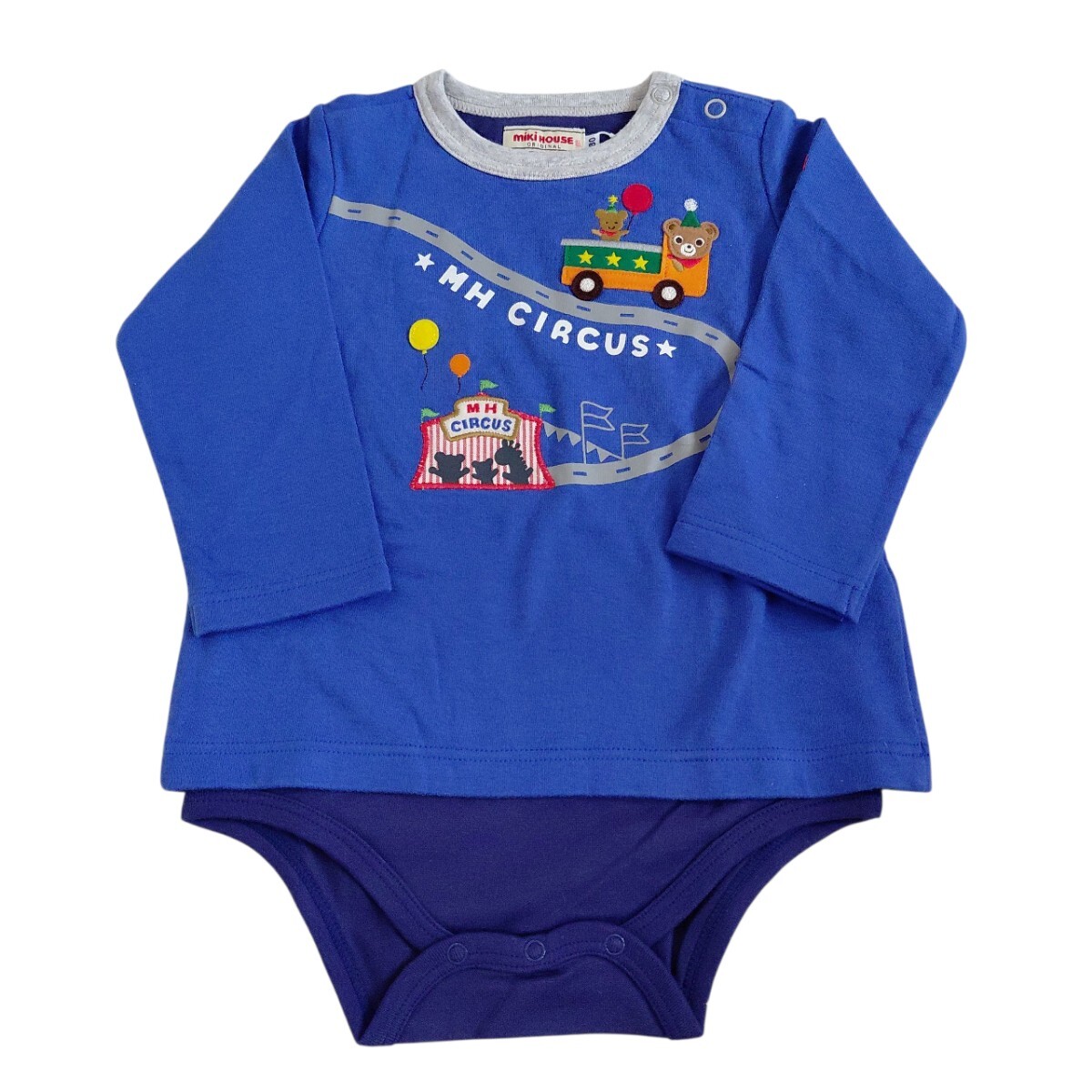 ☆タグ付き☆ミキハウス プッチー君のロンパス(80)拍卖