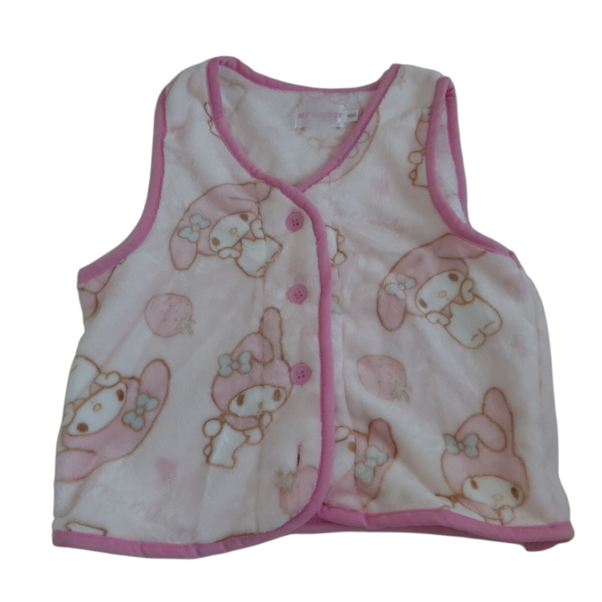 ☆未使用☆マイメロのフリースベスト(100cm)拍卖