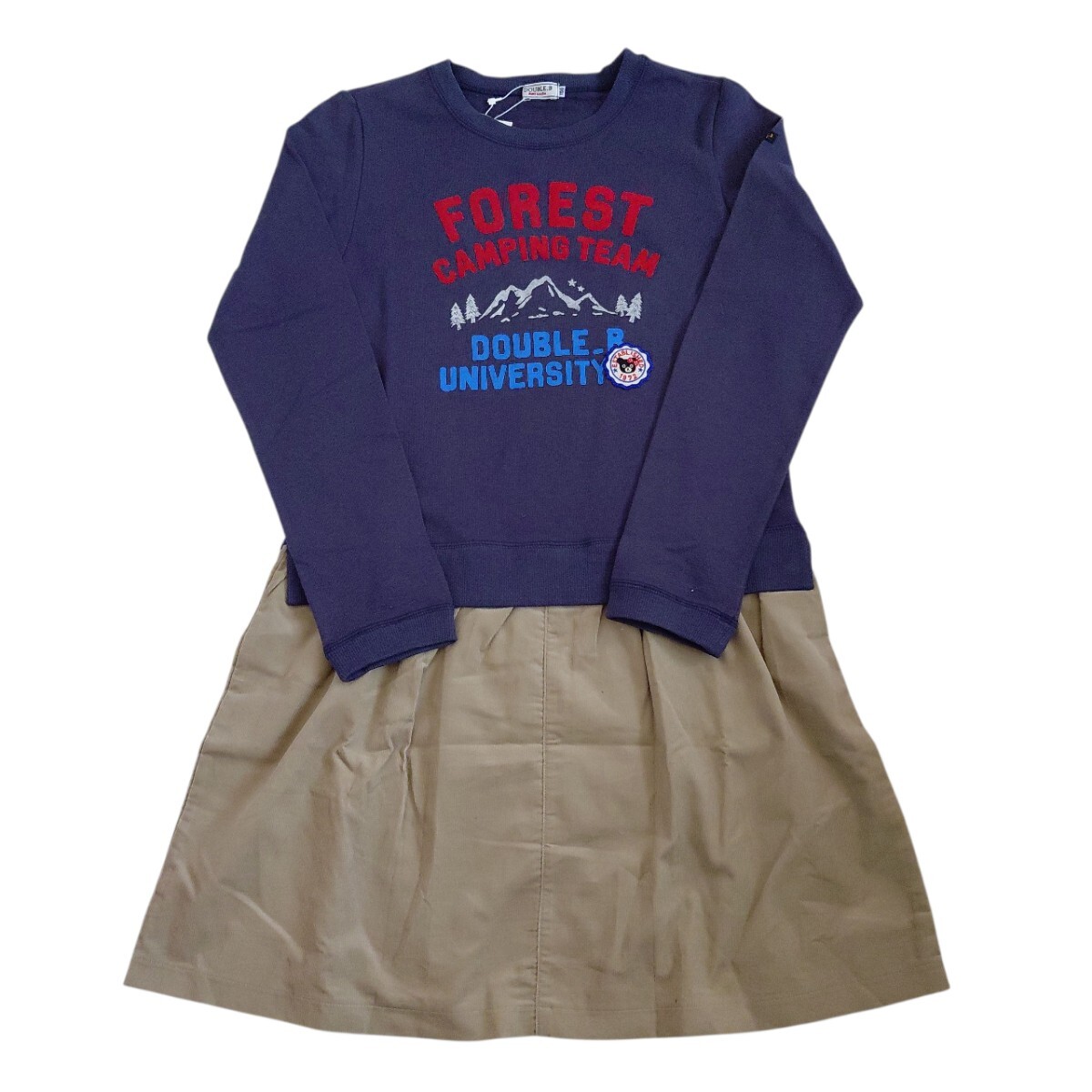 ☆半額以下☆タグ付き☆ダブルBガールズのワンピース(150cm)拍卖