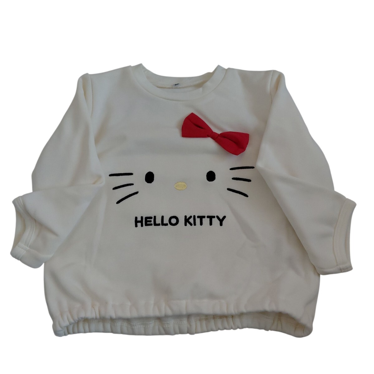 ☆タグ付き☆キティちゃんの裏起毛トレーナー(90cm)拍卖