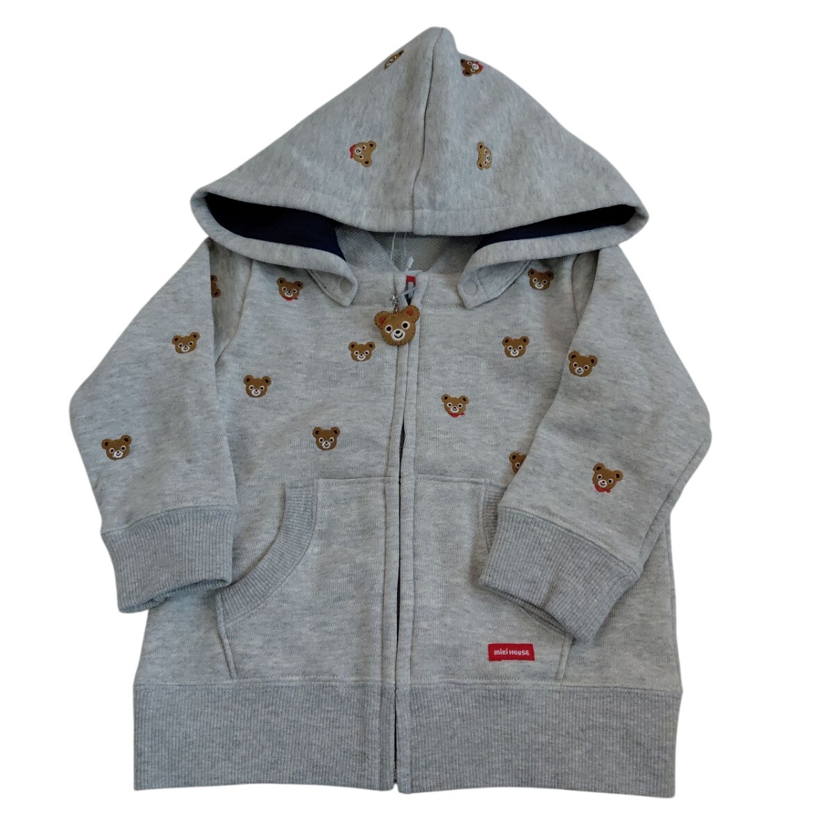 タグ付き☆ミキハウス プチプッチー君のパーカー(80)拍卖