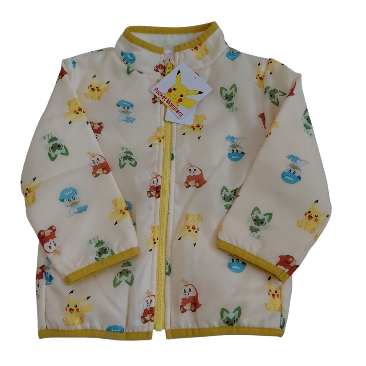 ☆タグ付き☆ポケモンの裏フリースジャンパー(90cm)拍卖