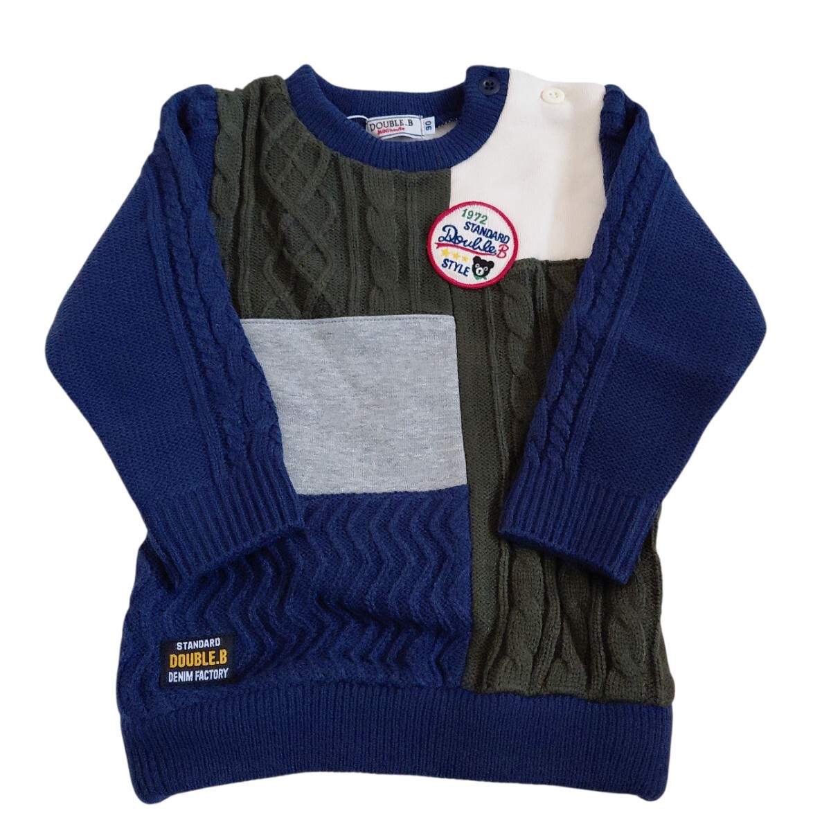 ☆半額以下☆タグ付き☆ダブルBのニット(90cm)拍卖