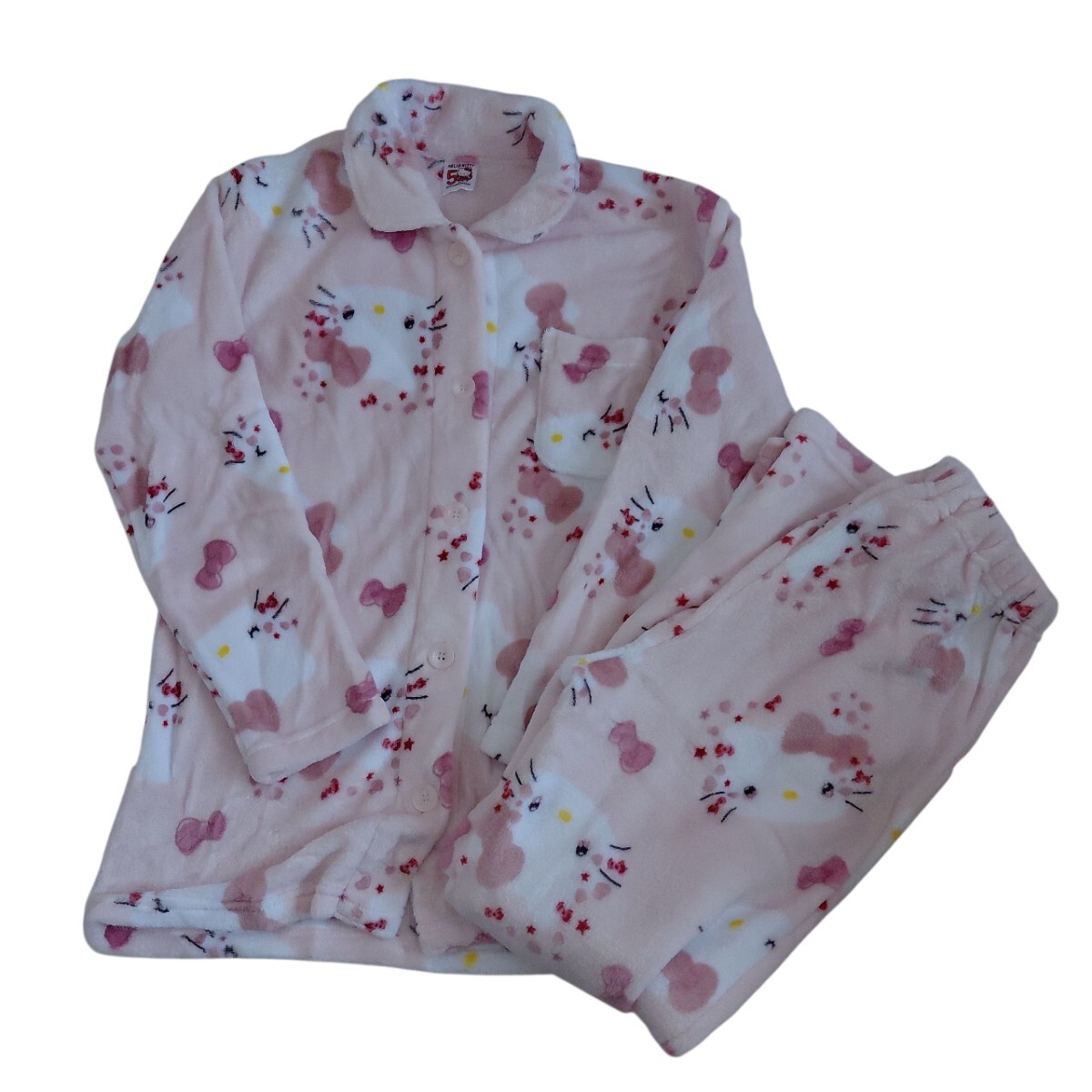 ☆タグ付き☆キティちゃんのあったかパジャマ(L)拍卖