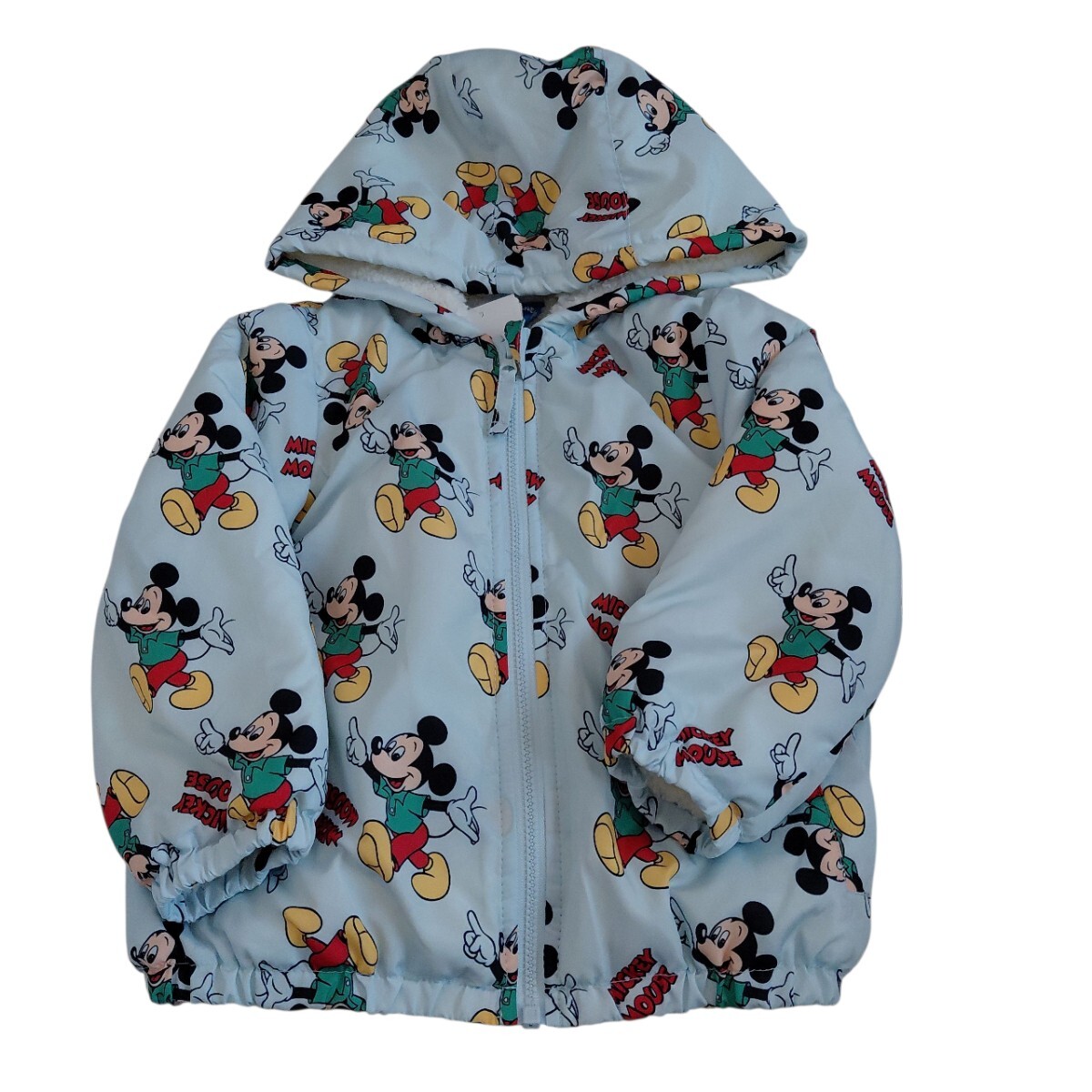 ☆タグ付き☆ミッキーの裏ボアジャンパー(90cm)拍卖