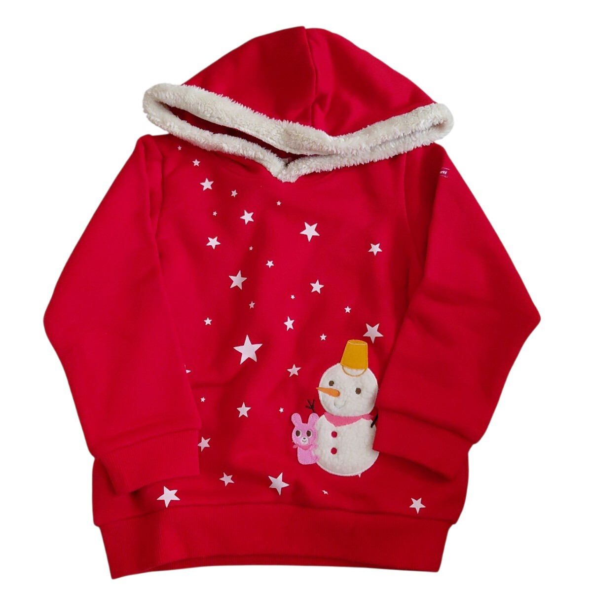 ☆タグ付き☆ミキハウス(ホットビスケッツ)の裏起毛パーカー(110cm)拍卖