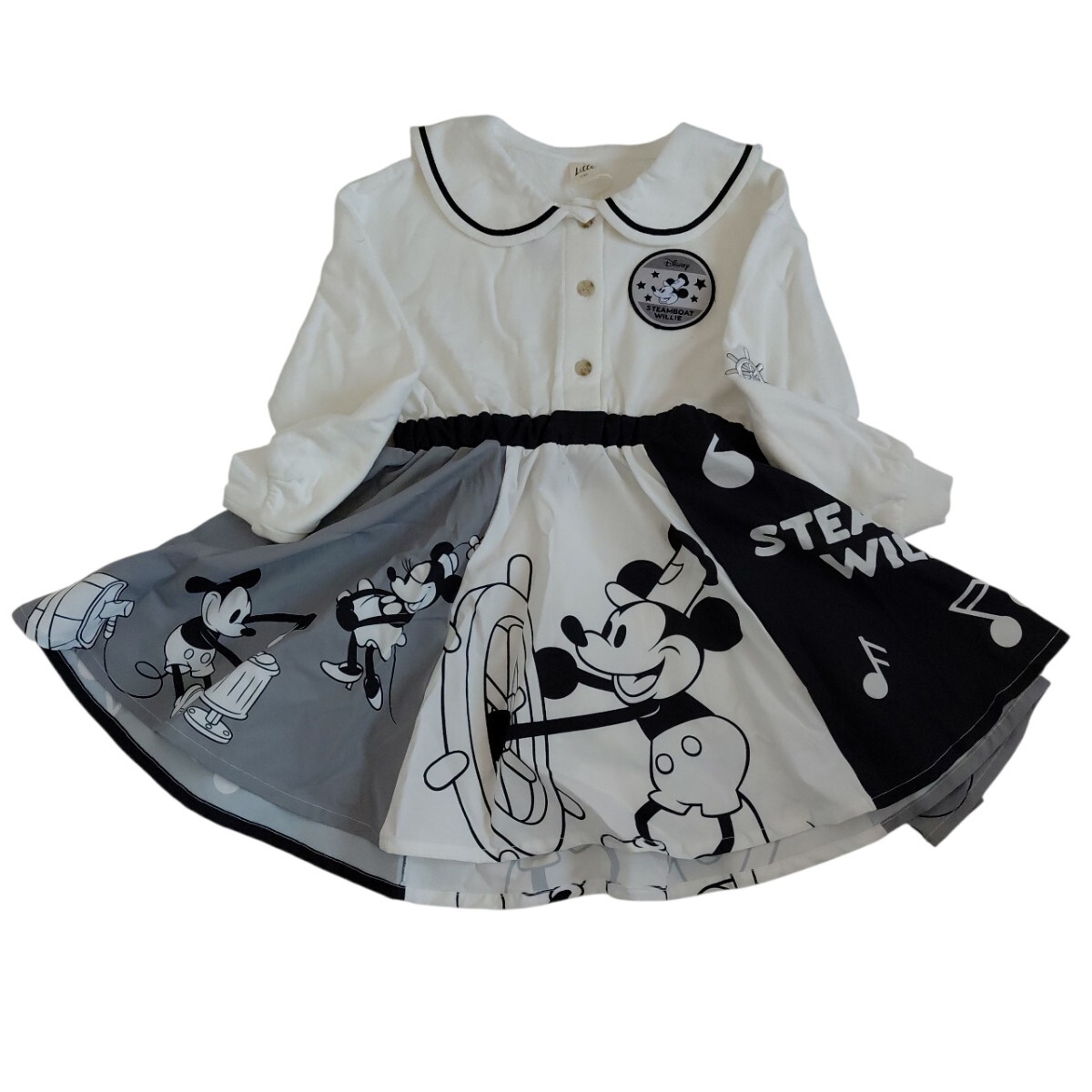 ☆最終価格☆タグ付き汚れあり☆ミニーちゃんのセーラーワンピース(110cm)拍卖