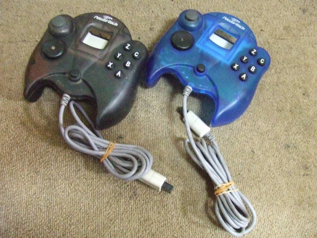 R9 希少!2個セット まとめ DC/ドリームキャスト用 社外コントローラ コントローラー POWER TECH 中古 未確認 ジャンク拍卖