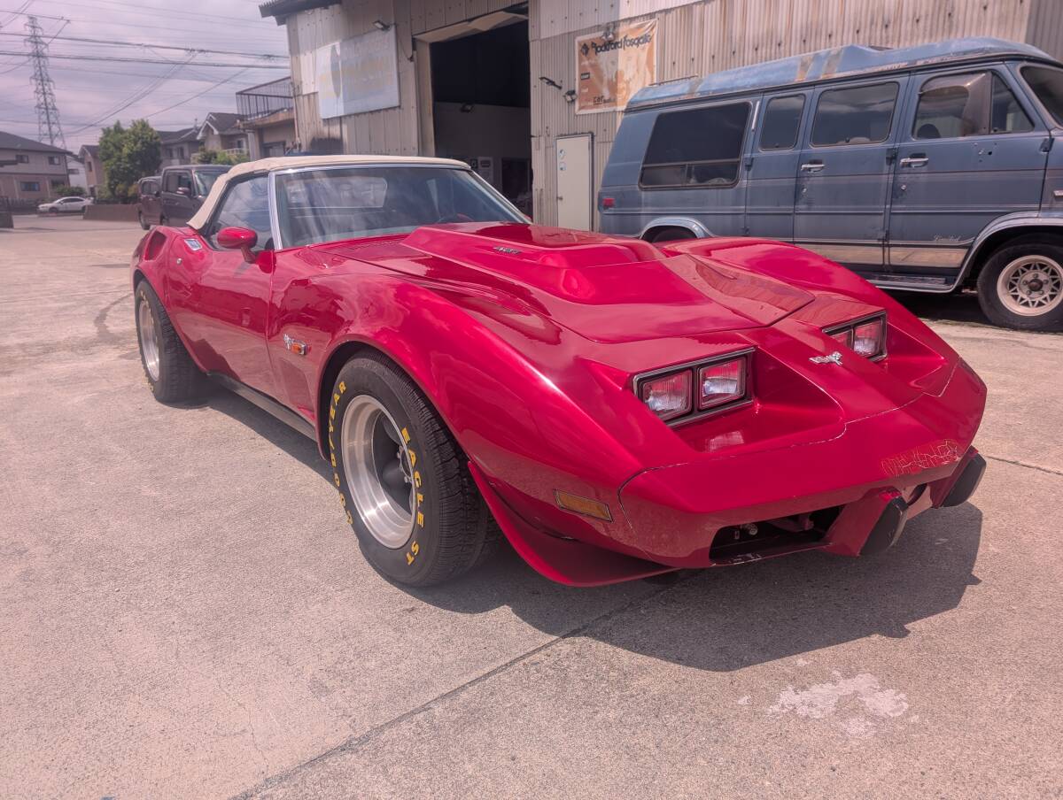 1969 コルベットコンバーチブル ビッグブロック454載せ替え 4スピードマニュアル 角目4灯ボディキット ウィルウッドディスクブレーキ 拍卖