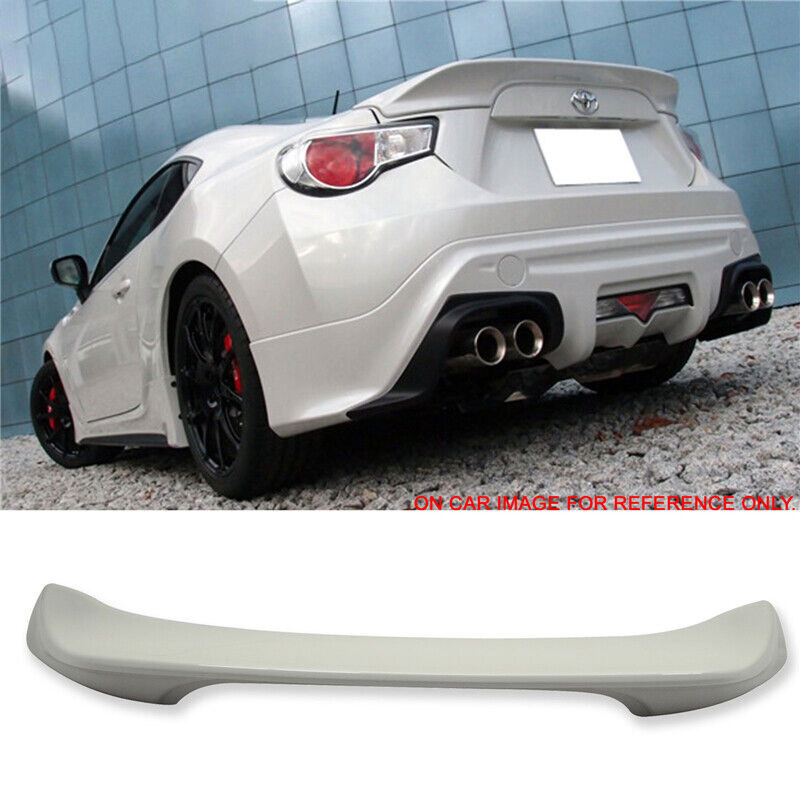 在庫有#37J塗装済みサテンホワイトパール トヨタ 86 ZN6 スバル BRZ サイオン FR-S 2012-2020 リアトランクスポイラーTRD風拍卖