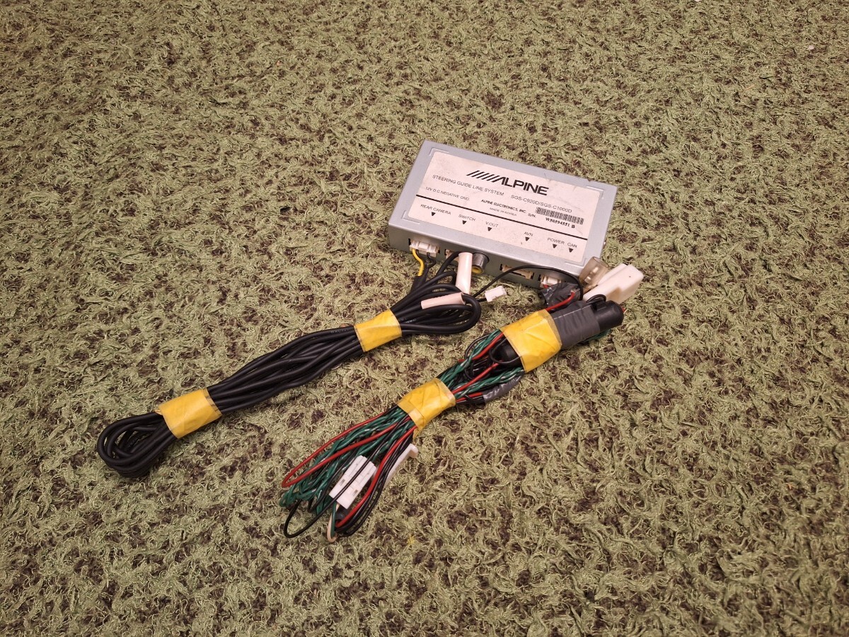 ALPINE アルパイン ステアリング ガイドライン システム SGS-C920DSGS-C1000D エスクァイアより取り外し 送料無料拍卖