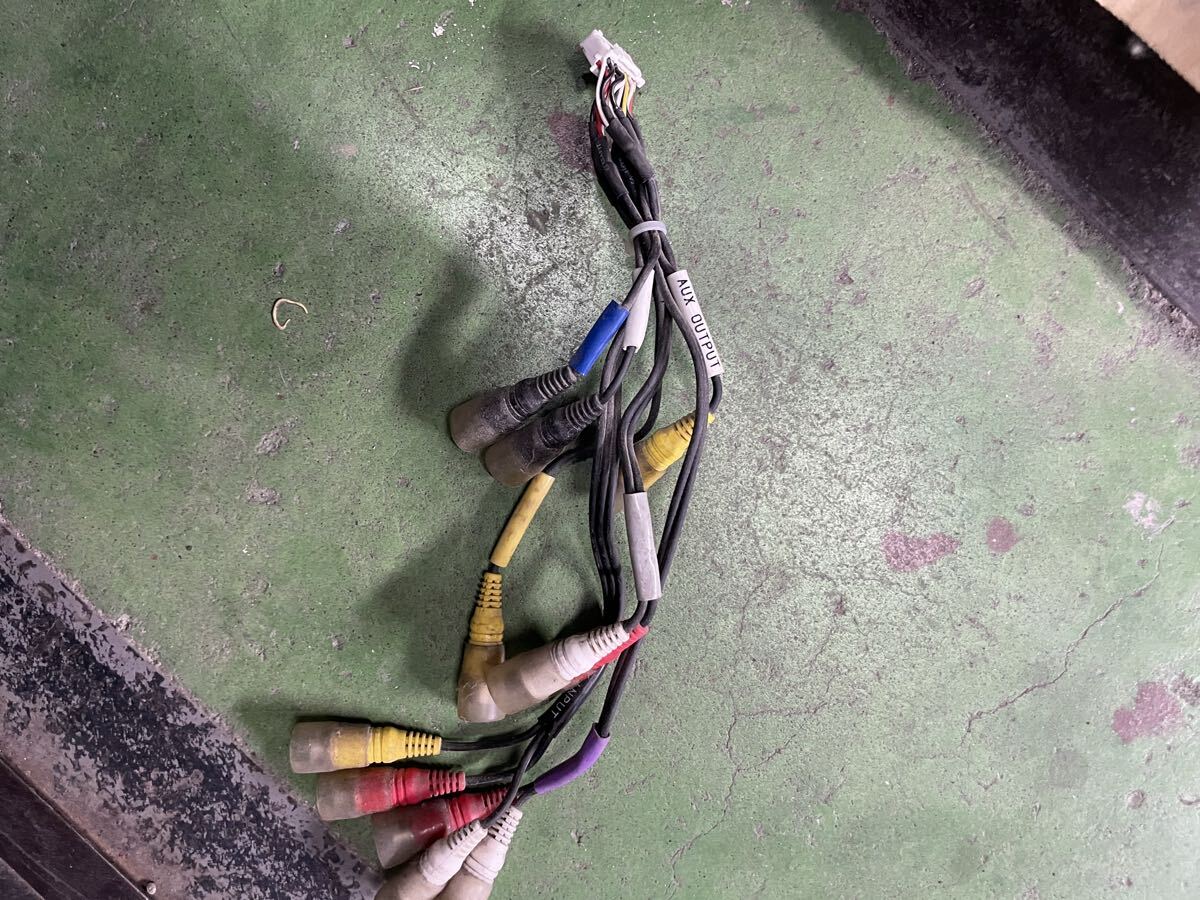 ALPINE アルパイン VIE-X07B RCA入出力ケーブルAUXケーブル拍卖