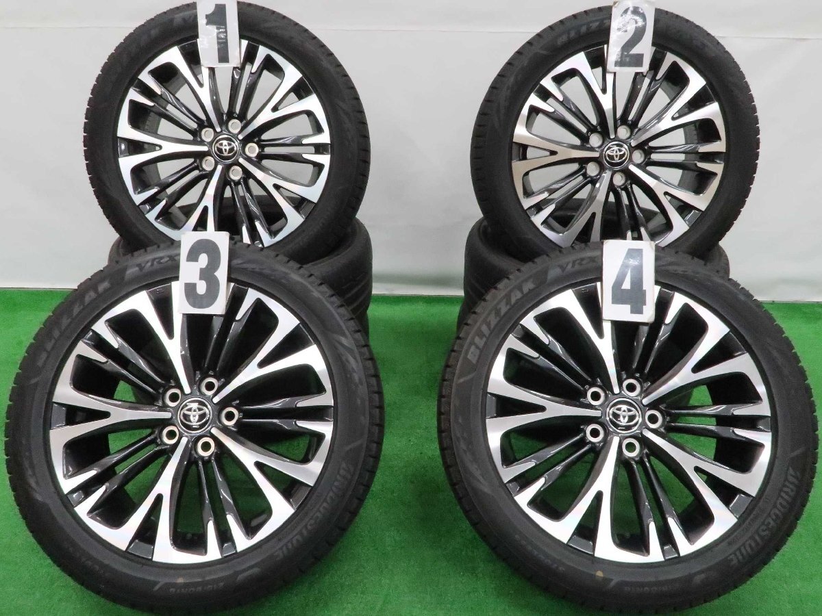 4本 ヤリスクロス Z 純正 18インチ 7J+50 5H 114.3 スタッドレス BRIDGESTONE BLIZZAK VRX3 2022年 215/50R18 アドベンチャー ハイブリッド拍卖
