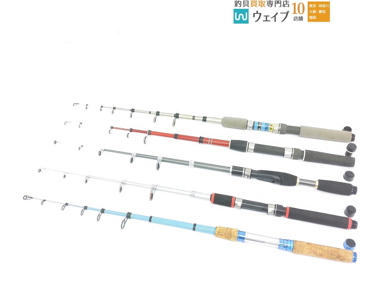 ダイワ CC ミニパック 10-210・ミニロッド 180・SZM シャトルコンパクトセット EX 165・エンジョイパック 2 165DX 計5本拍卖