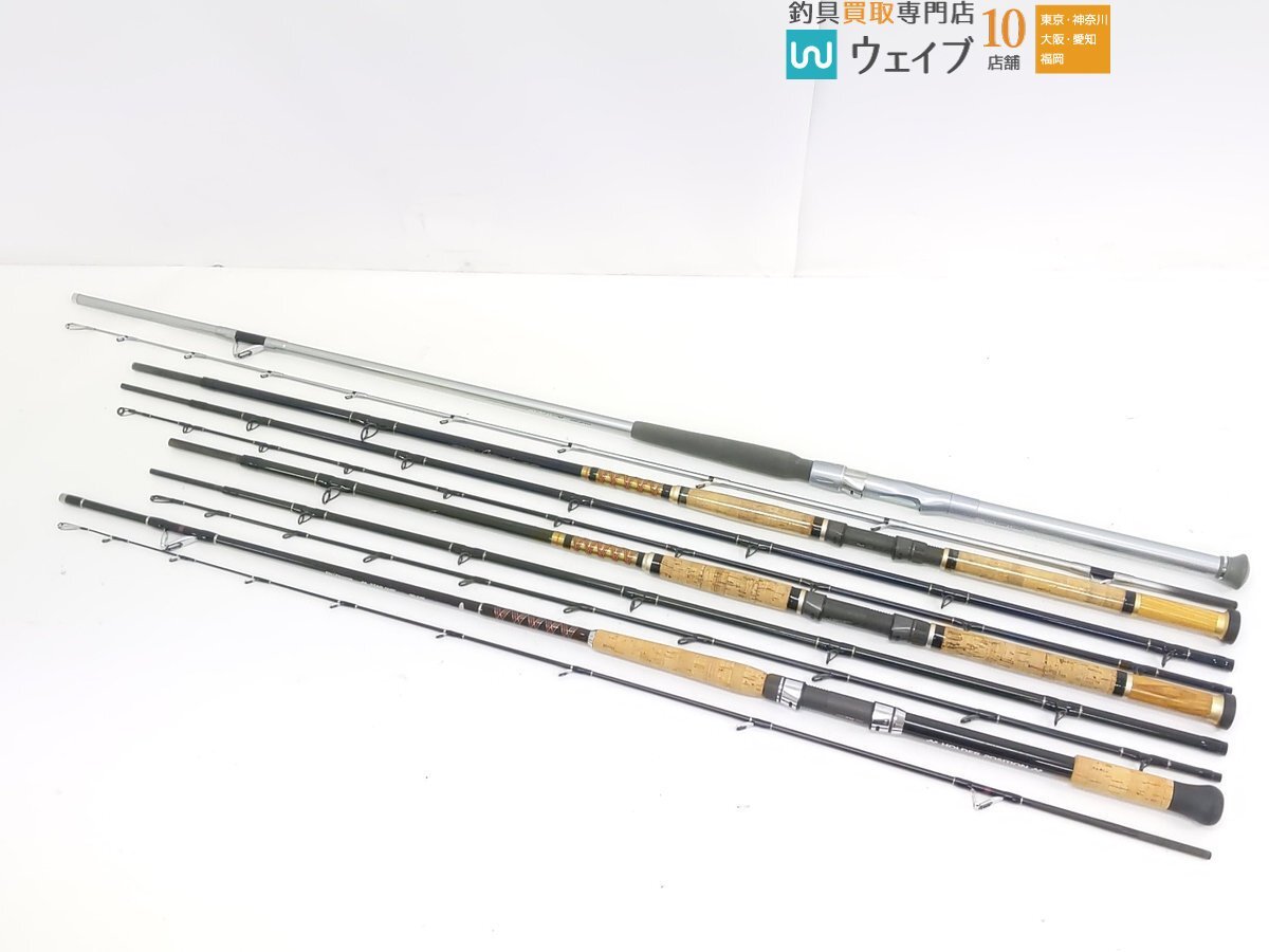 ダイワ HZ 剣崎 V 50-270、マミヤ インストラクター キャロナック 30-360・キャロナック スラッシュ 50-330 他 計4点セット拍卖