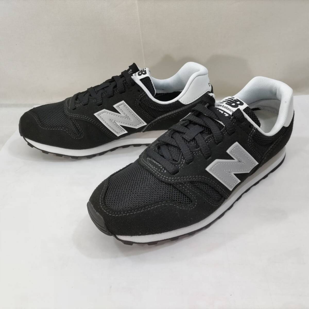 新品即決 送料無料 24.5cm newbalance ML 373 KB2 Dワイズ レディーススニーカー ブラック 拍卖