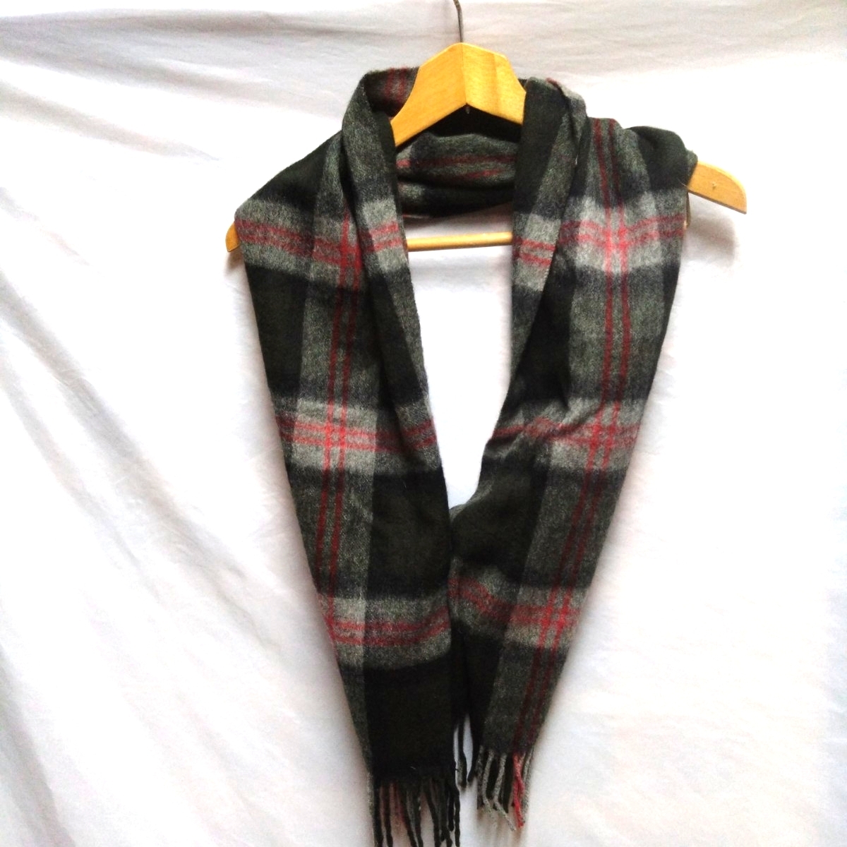 【王道】 カシミヤ ウール マフラー 定番マフラー チェック柄 ヤフオクにも多数出品拍卖