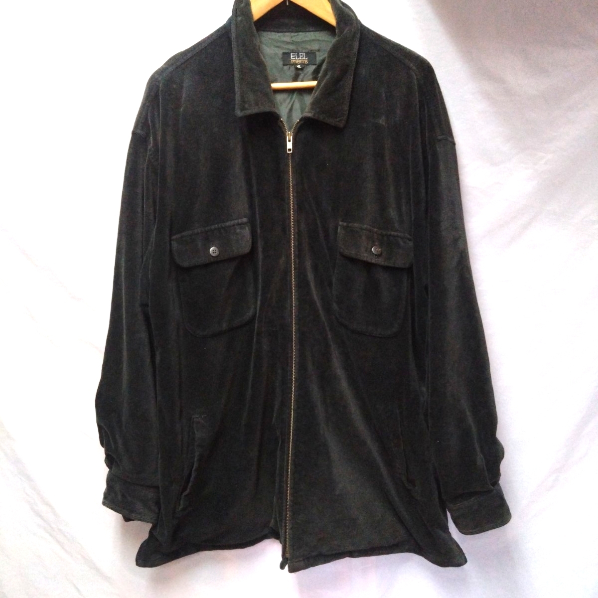 ELEL men's メンズ アウター 4L コーデュロイ ジッパー ジャケット No.9460-8030 ヤフオクにも多数出品拍卖