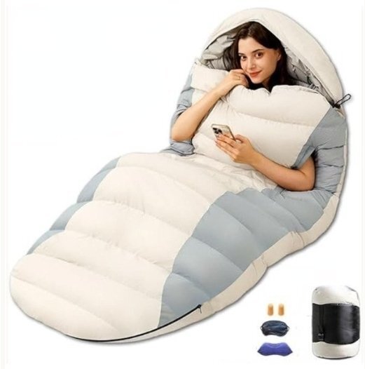 3.5kgダックダウン マミー型 寝袋 冬用 -25度耐寒 320T防水 両手出せる可能 防寒 アウトドア 収納袋付 丸洗い 登山 車中泊 shw268.2拍卖