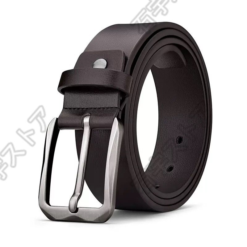 メンズベルト 本革 牛革 ベーシックデザイン 純正レザー シンプルバックル カジュアル&ビジネス対応 ファッションベルト shw317拍卖