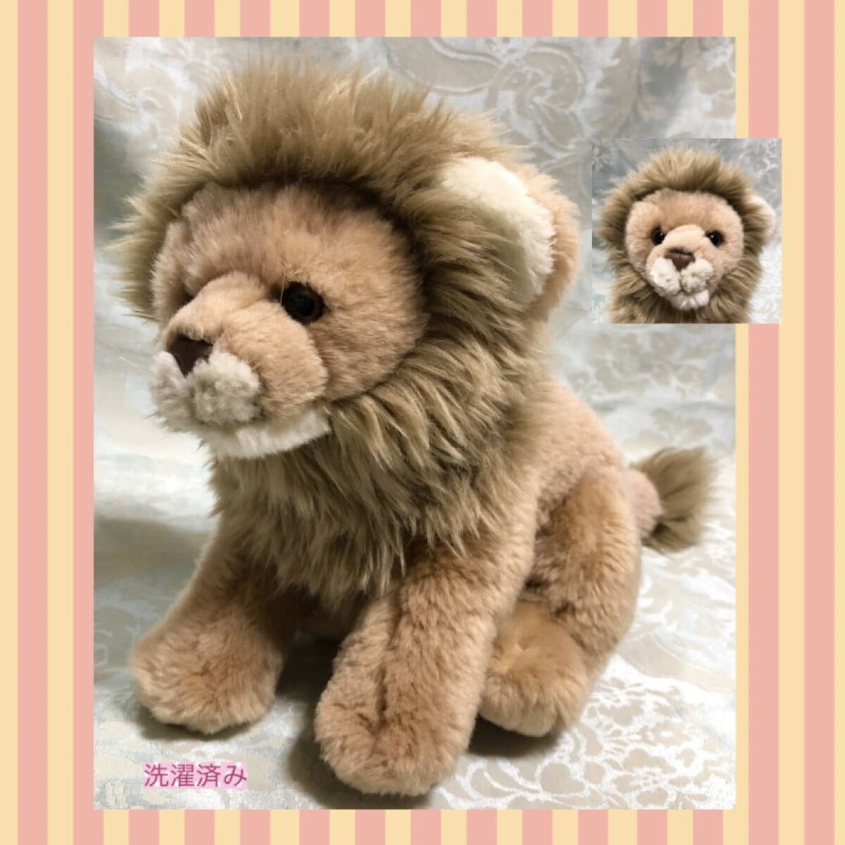 ワイルドライフアニマルズ オスライオン S ぬいぐるみ ライオン 32㎝ サンアロー サン・アロー SUN AROW拍卖