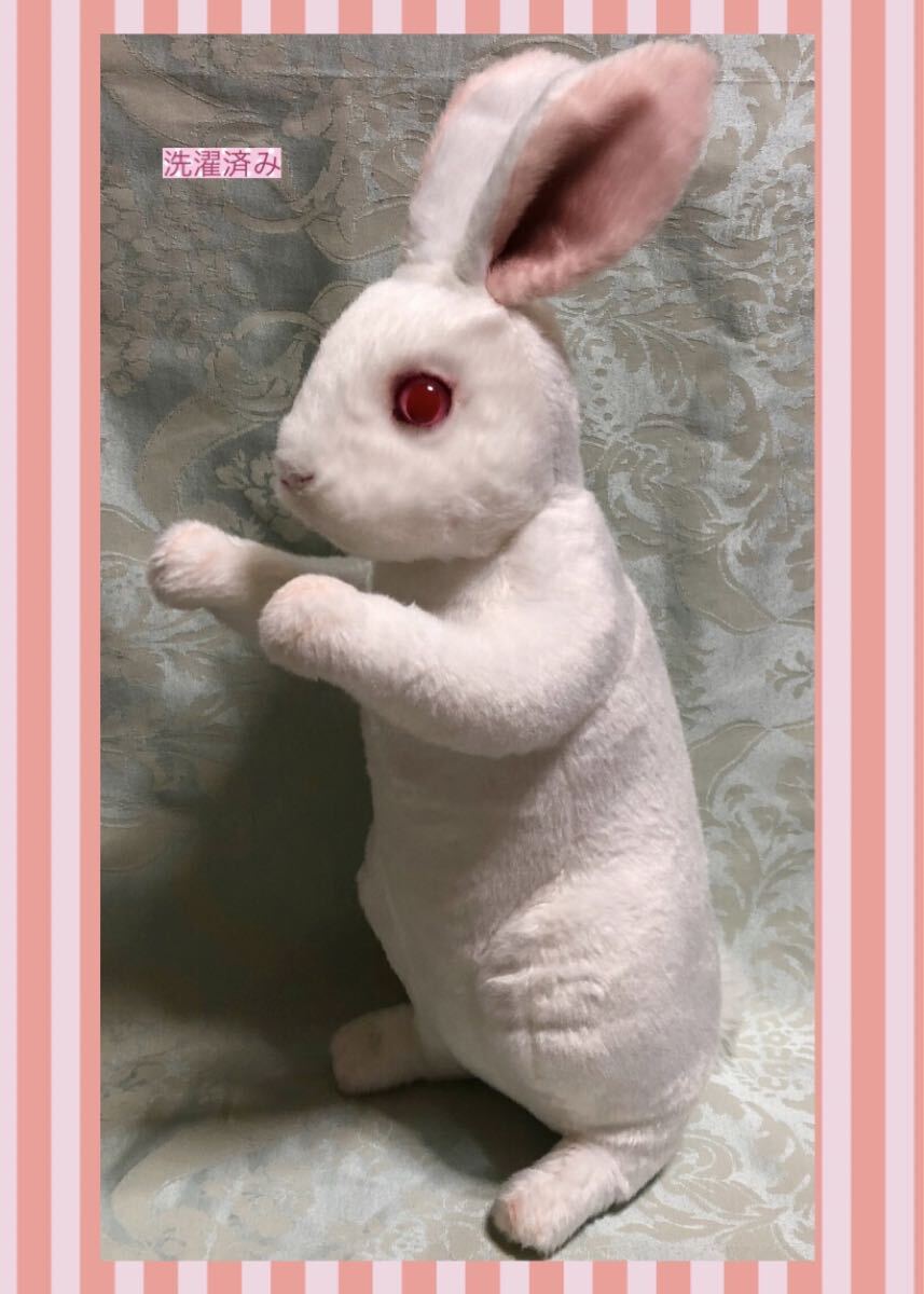 たっちぃZOO らびっと ぬいぐるみ ラビット うさぎ ウサギ 兎 シロウサギ 白うさぎ たっちぃずー たっちぃズー リアル リアルアニマル拍卖