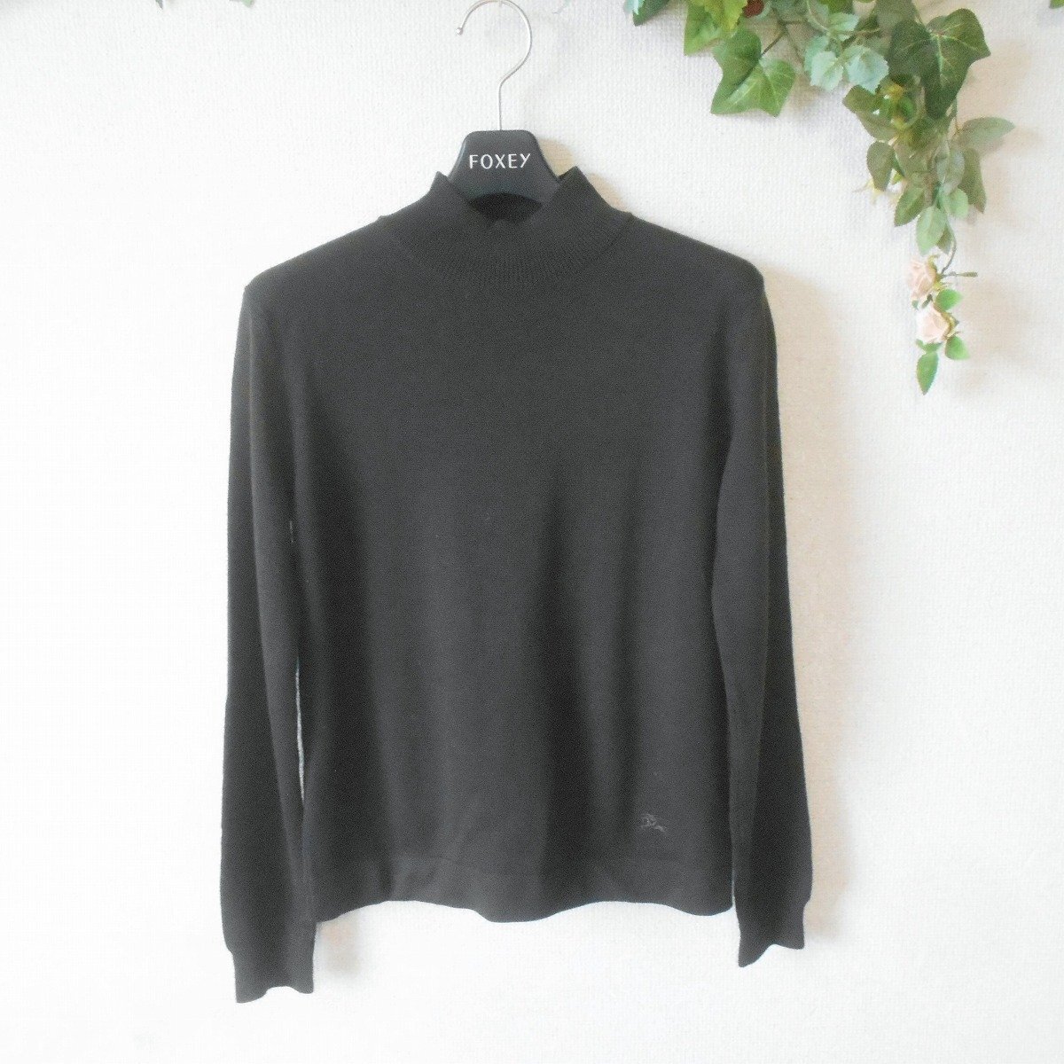 バーバリー ロンドン BURBERRY LONDON 薄手 ニット セーター レディース 1 ハイネック 秋 冬 三陽商会拍卖