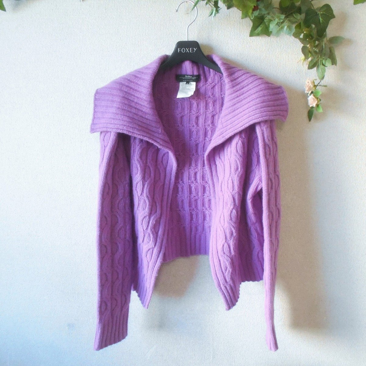 マックスマーラ ウィークエンド Max Mara Weekend ニット カーディガン カシミヤ ブレンド レディース M イタリー製拍卖