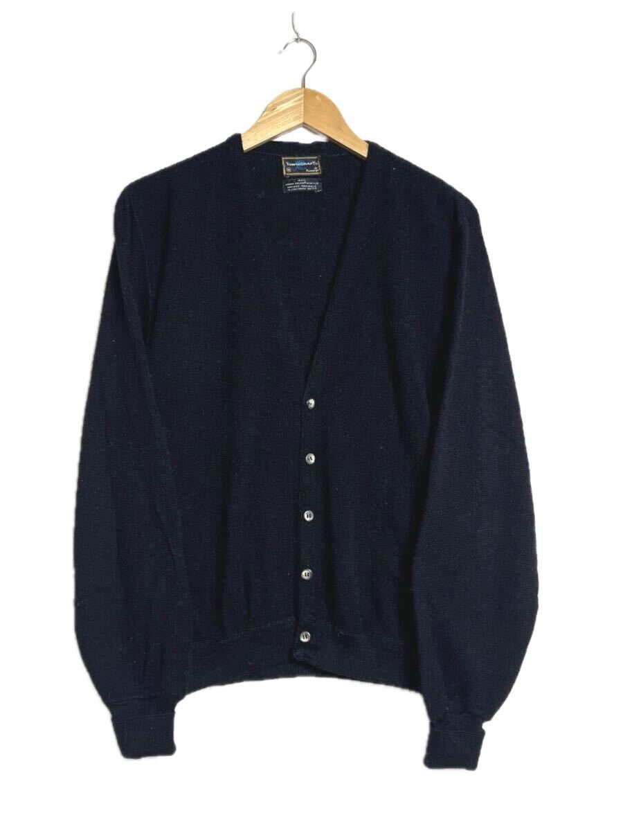 60s 70s USA製 ビンテージ TOWNCRAFT カーディガン ブラック 黒 タウンクラフト ペニーズ JC PENNEYS/モヘア FOX IZOD カーハートコバーン拍卖