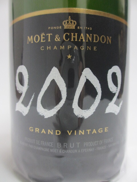 2002年 ① モエ・エ・シャンドン グラン・ヴィンテージ【750ml】拍卖