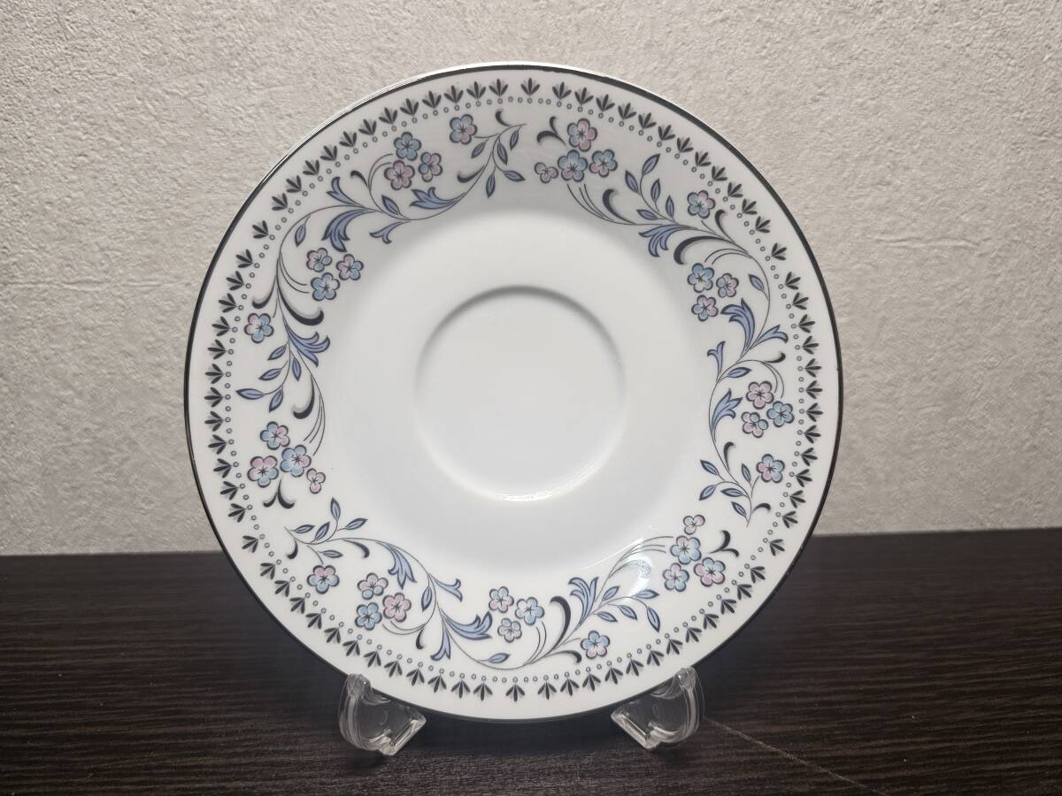 5枚 ノリタケ BlueWaltz ソーサ― Noritake ブルーワルツ 花柄拍卖