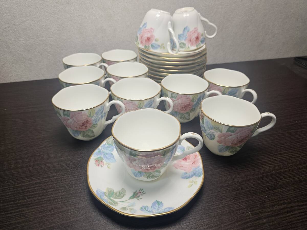 【N13】12セット ノリタケ BoneChina カップ&ソーサー12セット Noritake ボーンチャイナ拍卖