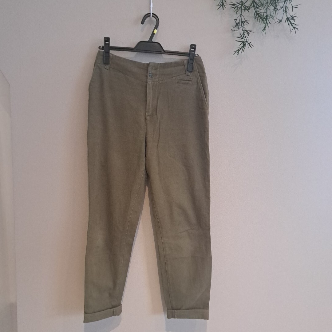 COMPTOIR DES COTONNIERS コントワーデコトニエ チノパン パンツ イージーパンツ カーキ色 レディース 38拍卖