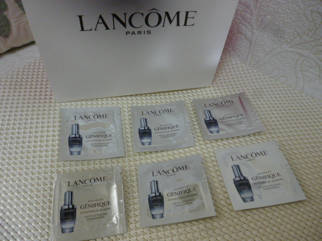 旧☆未使用 LANCOME☆ランコム ジェニフィック アドバンスト N(美容液)1ml×6 サンプル6点 6ml分拍卖
