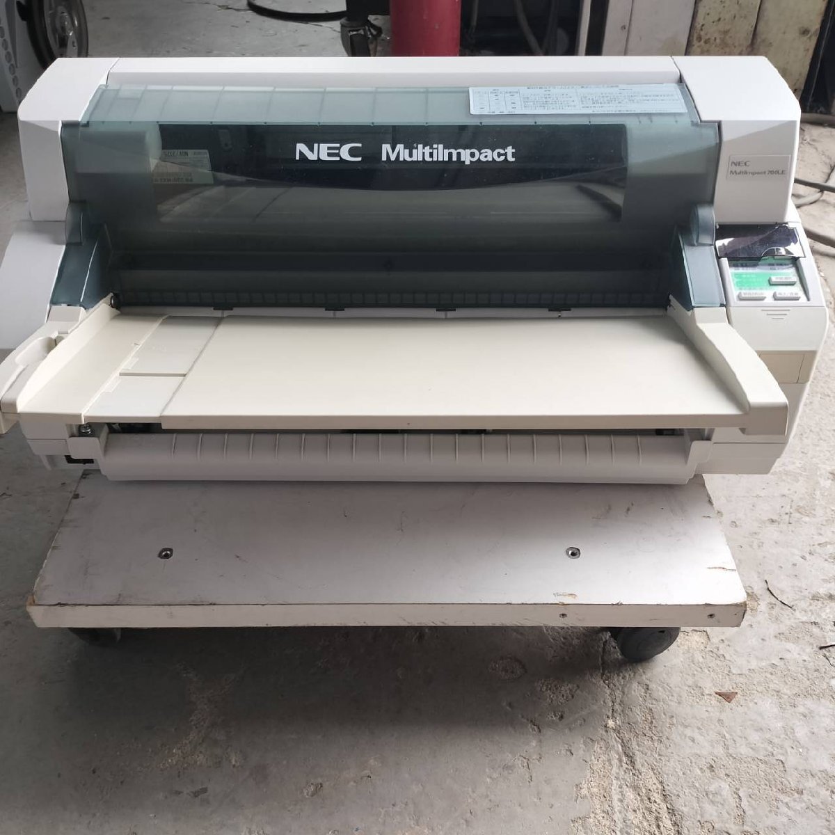 ◇動作OK! NEC MultiImpact 700LE ドットインパクトプリンタ 水平型プリンタ 動作良好 前トレイあり【E1014Z1BH】拍卖