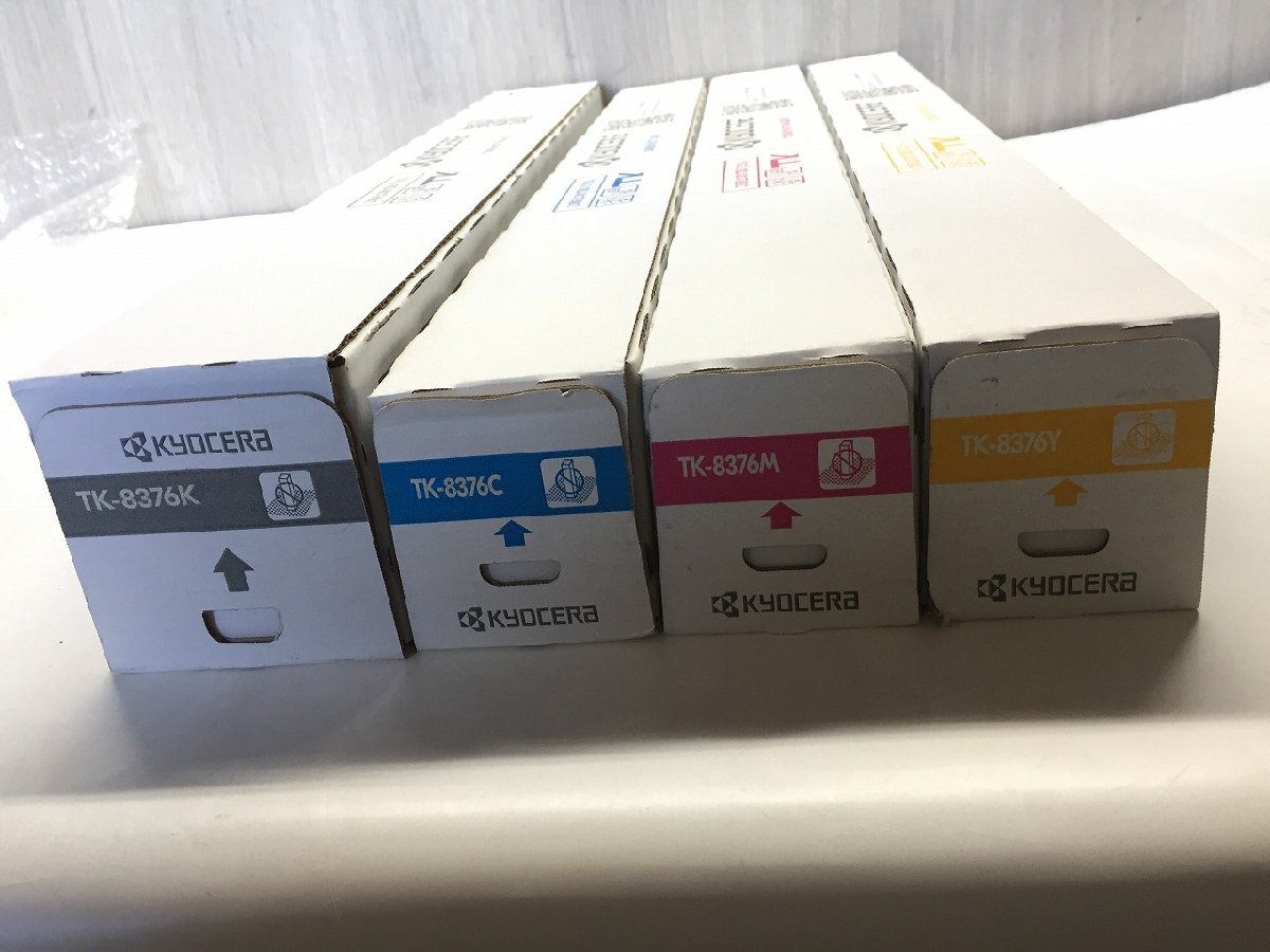 TR7● 京セラ 純正トナーカートリッジ TK-8376(BK/M/C/Y)4色セット【E0128L5 1F-7】拍卖