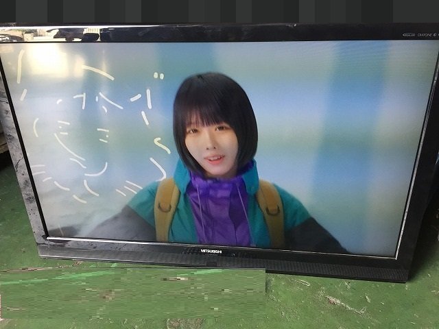 T●MITSUBISHI(三菱) LCD-40MXW400型液晶テレビ /B-CASカード付/スタンド無し /2010年製/視聴確認済【D0807W4-1F-カゴ車拍卖