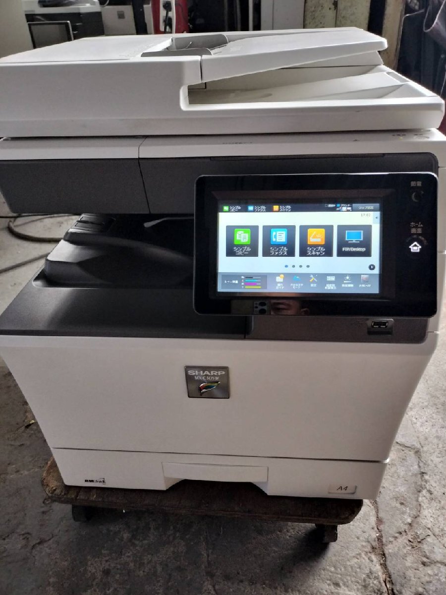 ◇特価SHARP シャープ MX-C305W ☆A4デジタルフルカラー複合機☆印字103785枚 C/F/P/S 両面印刷 Wi-Fi 【E0903Z6BH】拍卖