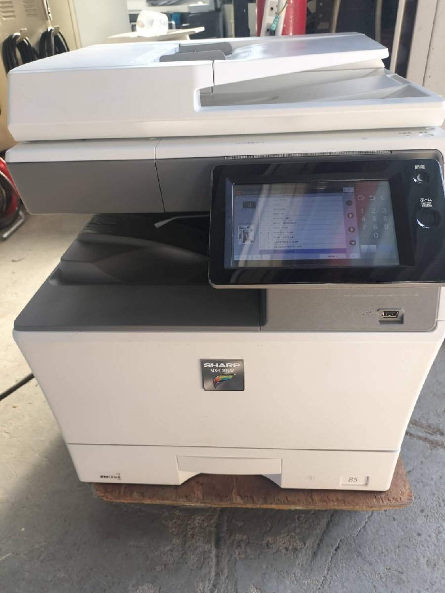 ◇印字40836枚!SHARP シャープ MX-C305W A4デジタルフルカラー複合機 1段 C/F/P/S 両面印刷 Wi-Fi 【E0916Z4BH】拍卖
