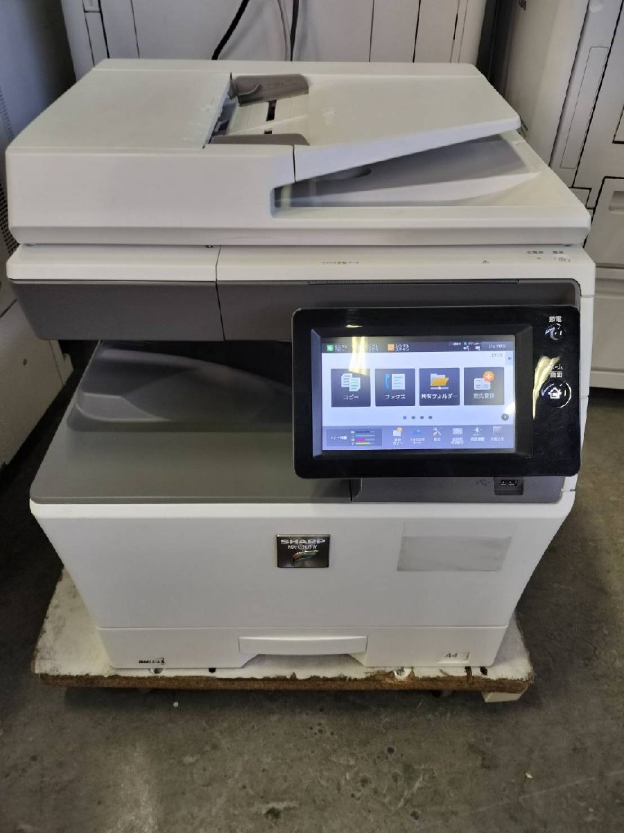 ◇印字60068枚!SHARP シャープ MX-C305W A4デジタルフルカラー複合機 1段 C/F/P/S 両面印刷 Wi-Fi 取説【E0909M5BH】拍卖