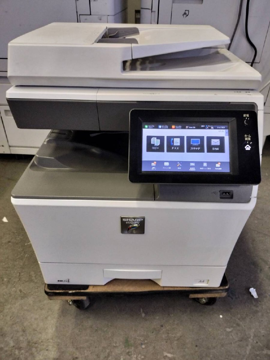 ◇特価SHARP シャープ MX-C305W ☆A4デジタルフルカラー複合機☆印字53429枚 C/F/P/S 両面印刷 Wi-Fi 【E0909M2BH】拍卖