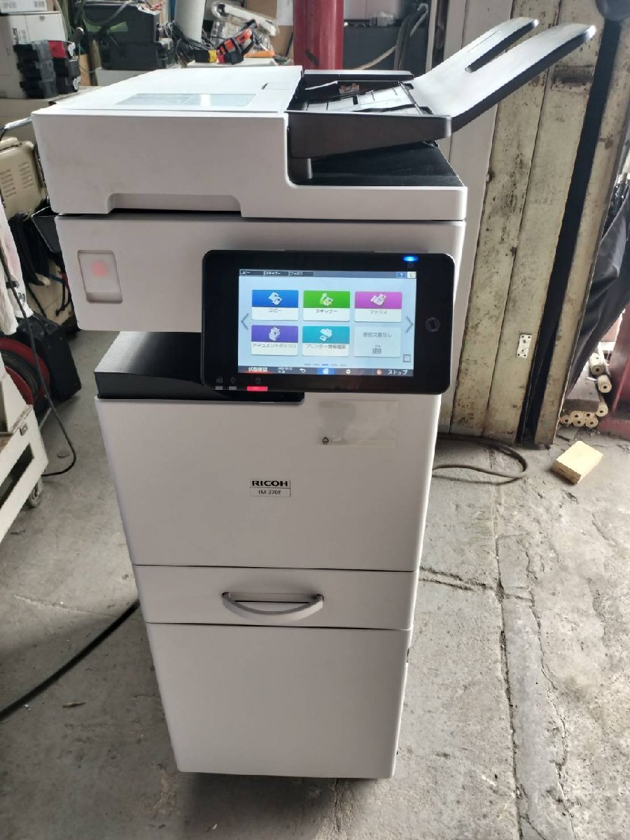 ◇印字364枚/新機種★ RICOH IM370F A4複合/機動作良好(F/P/S/Wi-Fi/フル機能両面印刷) 【E0909Z5BH】拍卖