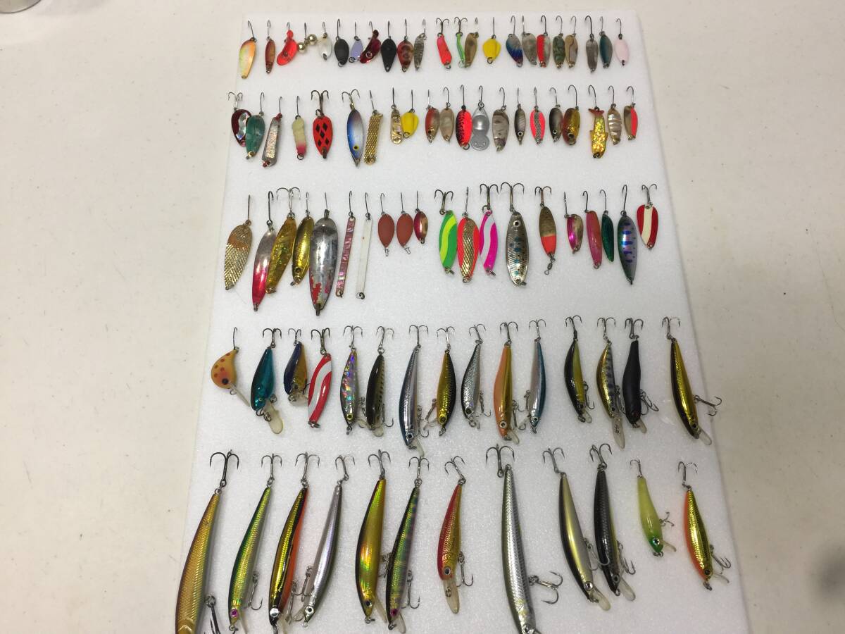 トラウトルアー 他 クランクベイト ミノー スプーン 他 81点セット メーカー色々 シマノ ダイワ コータック 管釣り エリア KJ1T19拍卖