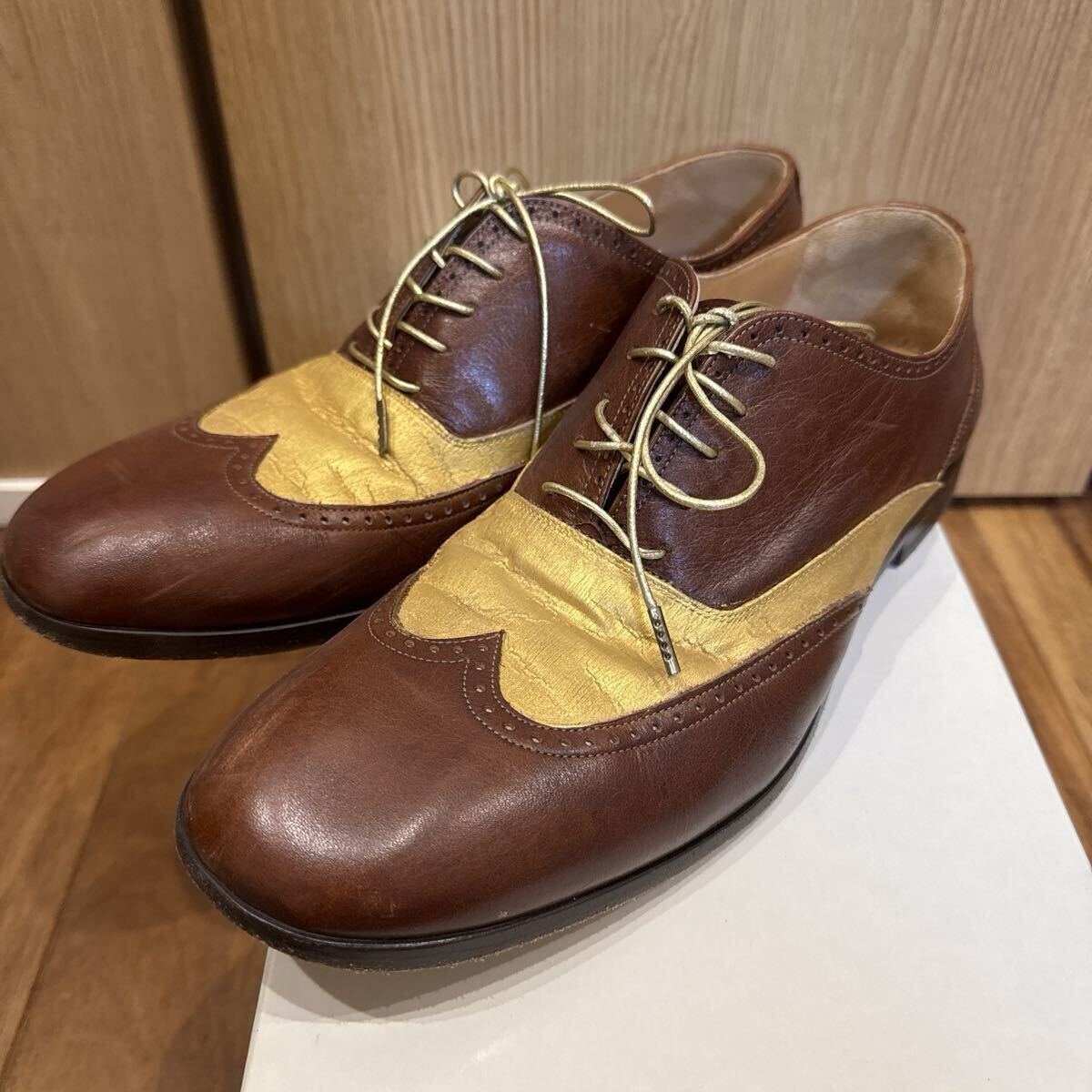 Maison Martin Margiela メゾンマルタンマルジェラ レースアップシューズ レザーシューズ オックスフォード 革靴 42 拍卖