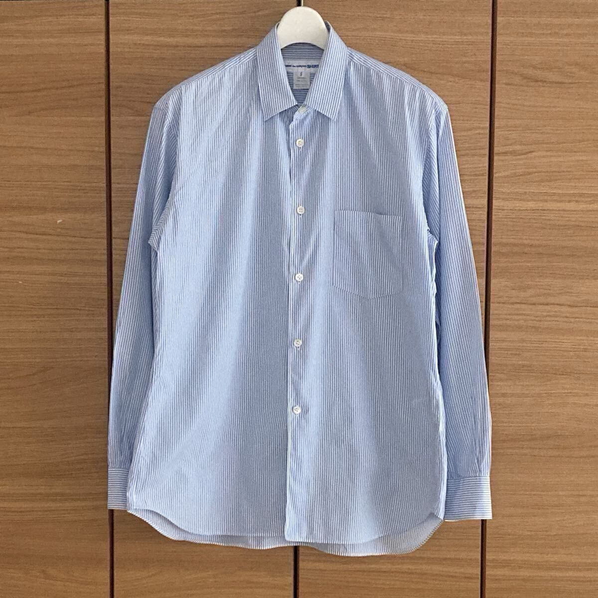 COMME des GARCONS SHIRT FOREVER Narrow Classic ストライプ シャツ コムデギャルソン CDG HOMME PLUS DEUX eye JUNYA WATANABE MAN BLACK拍卖