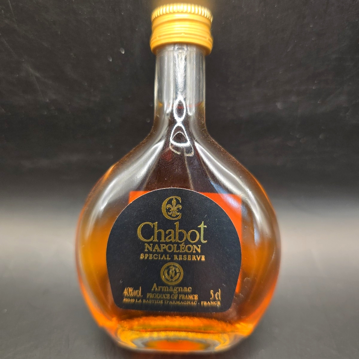 【未開栓・古酒】Chabot NAPOLEON SPECIAL RESERVE Armagnac シャボー ナポレオン アルマニャック ブランデー ミニチュアボトル 50ml拍卖