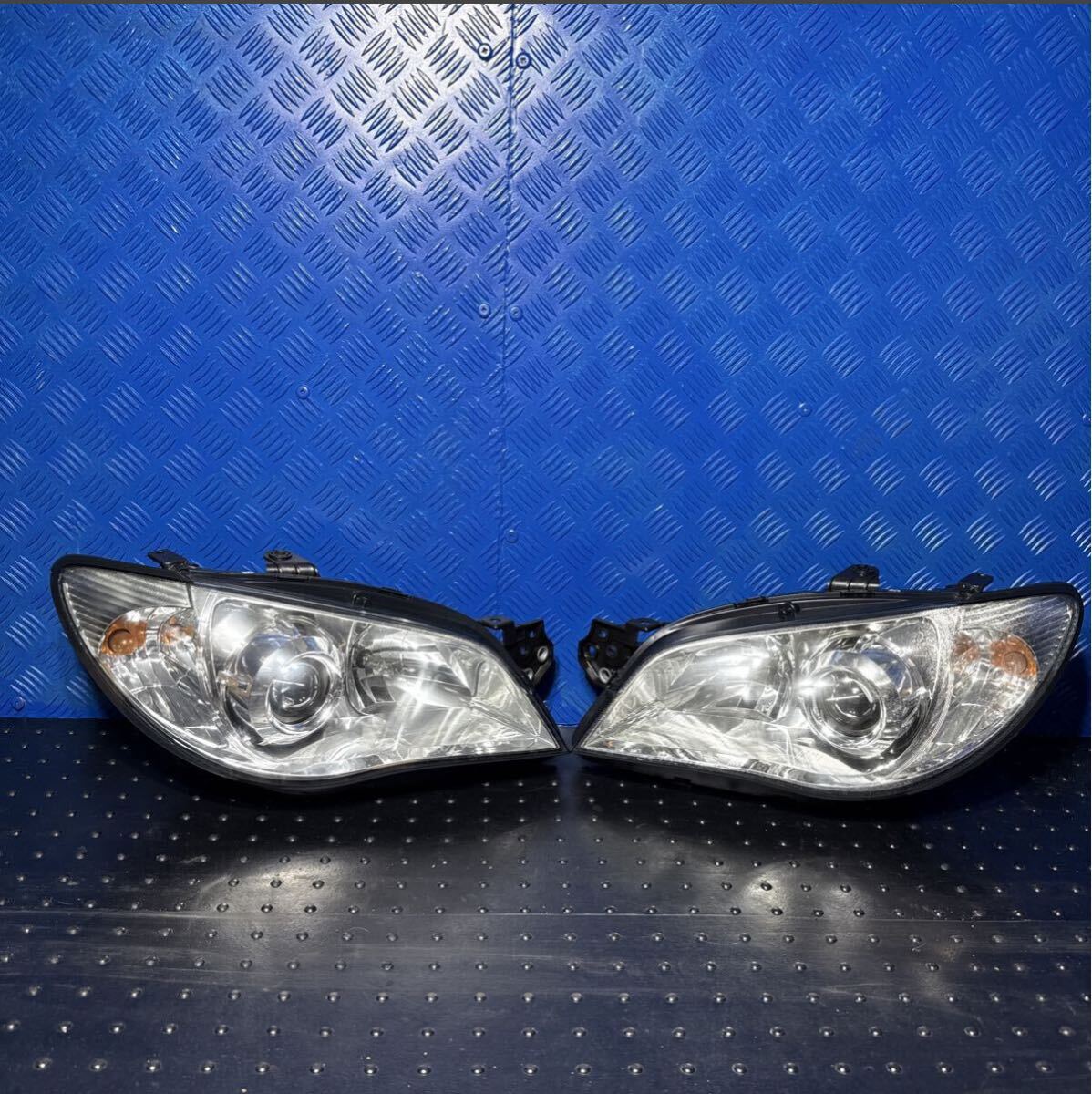 ◆スバル インプレッサ《GD GDA GG GG2 GGA STI WRX》純正 ヘッドライト ヘッドランプ 左右セット ICHIKOH 1770 打刻 5D HCHR-509 点灯OK◆拍卖
