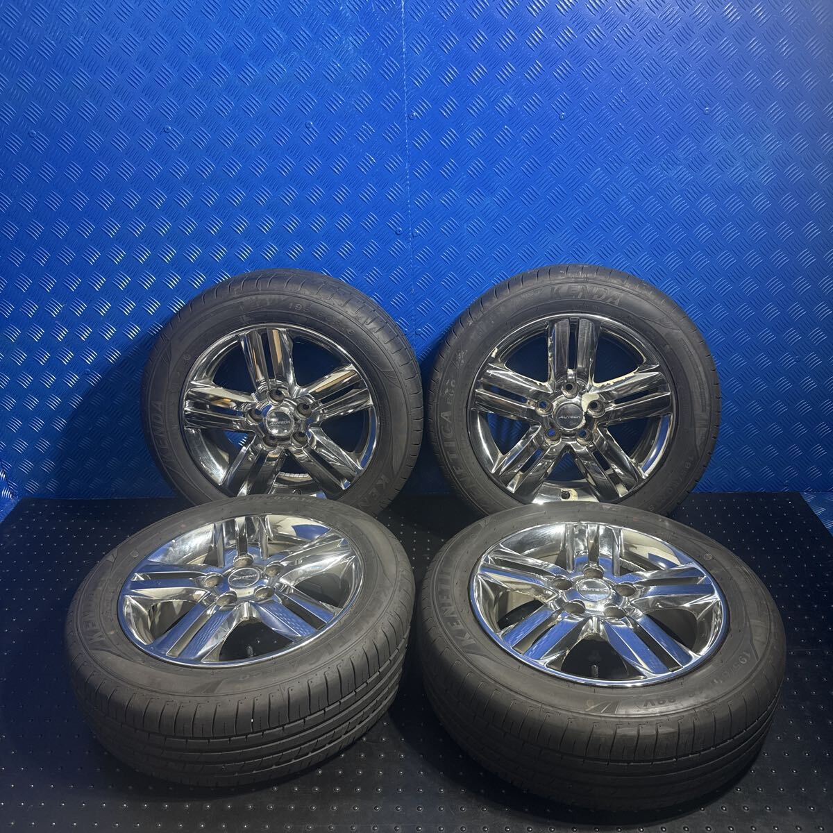 ◆ニッサン セレナ《C25 C26》純正 タイヤ AUTECH RAYS ホイール 16インチ 16×6JJ+45 5H PCD114.3 ハブ径66 2024年 KENDA 4本セット◆拍卖