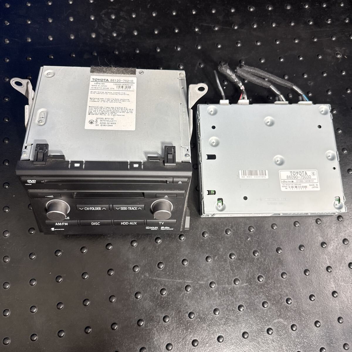 ◆トヨタ SAI サイ《AZK10 DAA-AZK10》 純正 オーディオユニット HDDナビユニット 86120-75211 2018年秋版 フジツーテン 動作OK◆拍卖